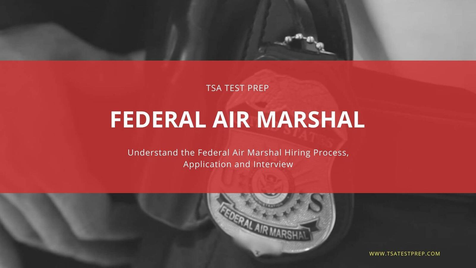 Understand the Federal Air Marshal Hiring Process